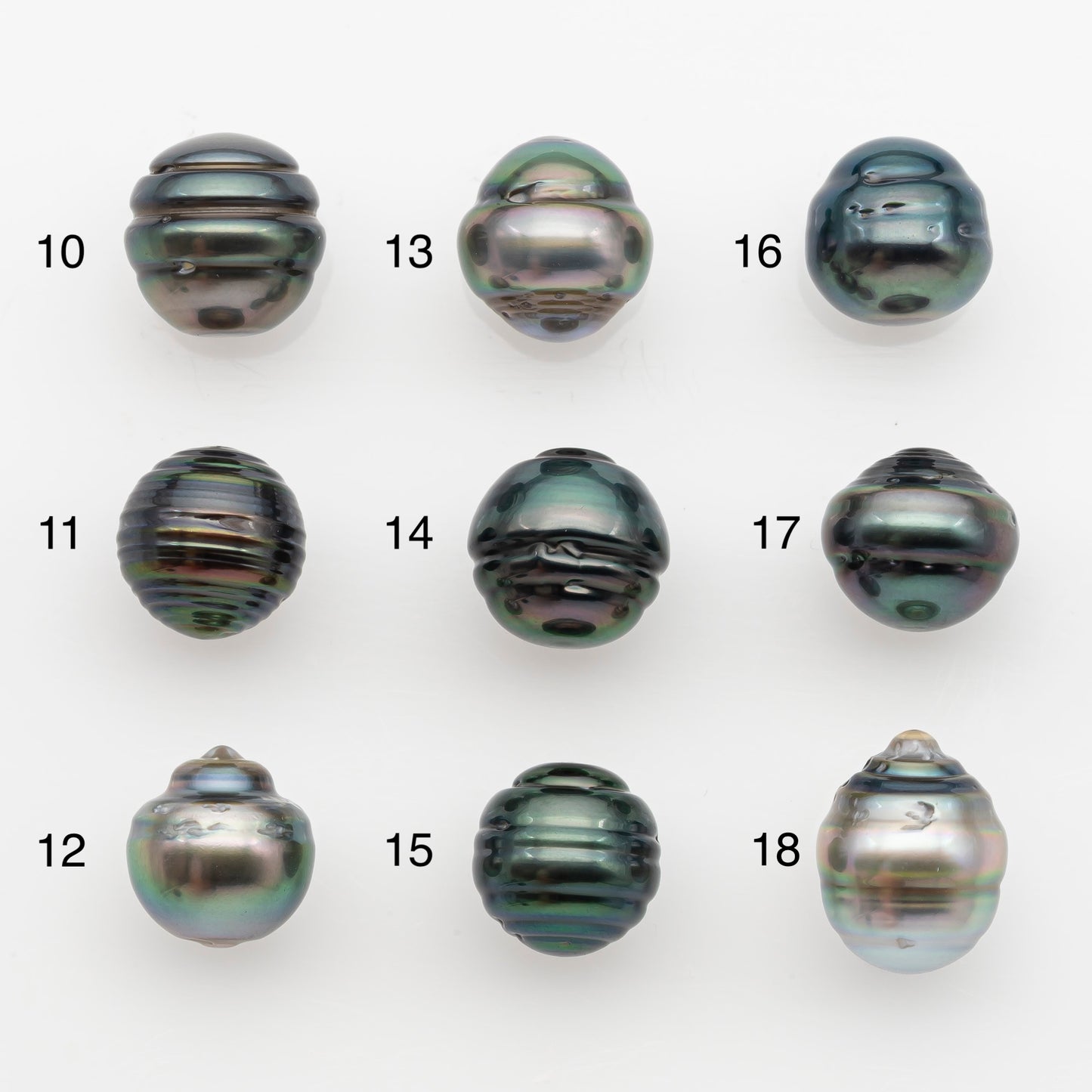 11-12mm Tahitian Pearl, Loose Undrilled with High Luster and for Jewelry Making, SKU # 2767TH