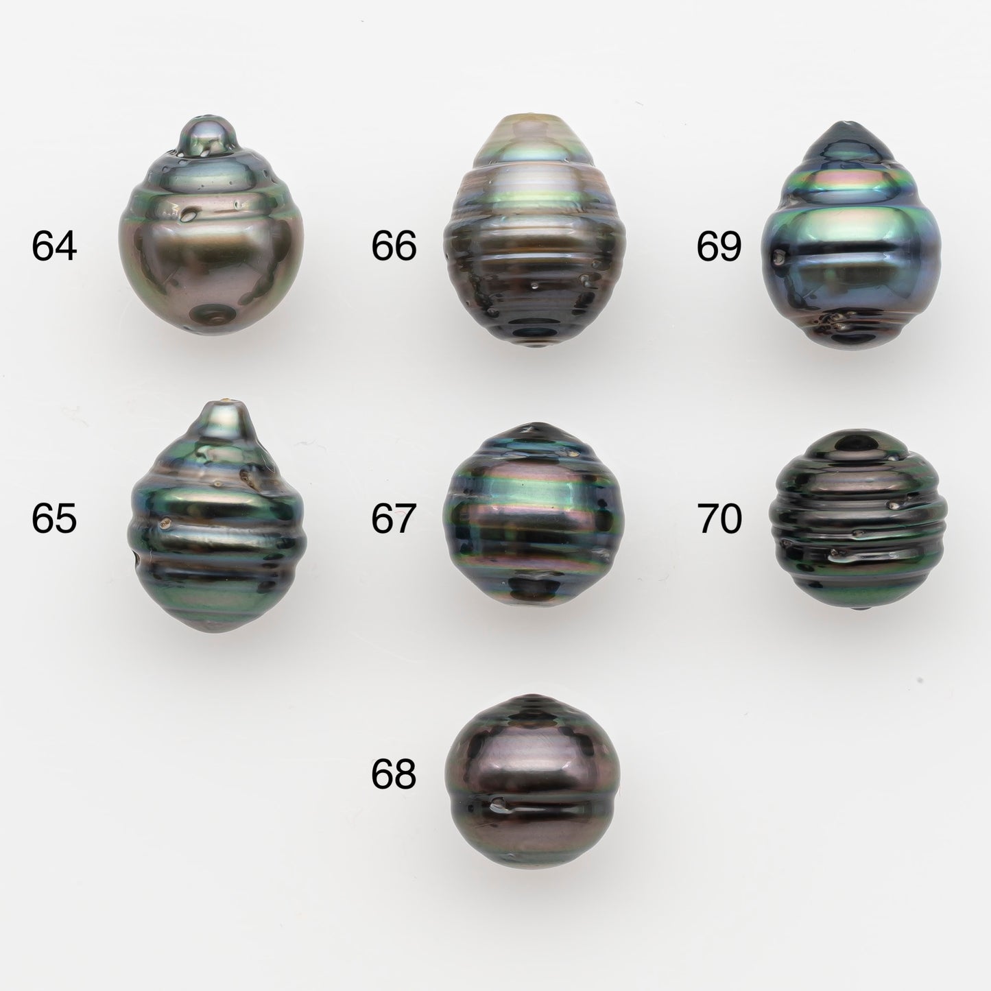 11-12mm Tahitian Pearl, Loose Undrilled with High Luster and for Jewelry Making, SKU # 2767TH