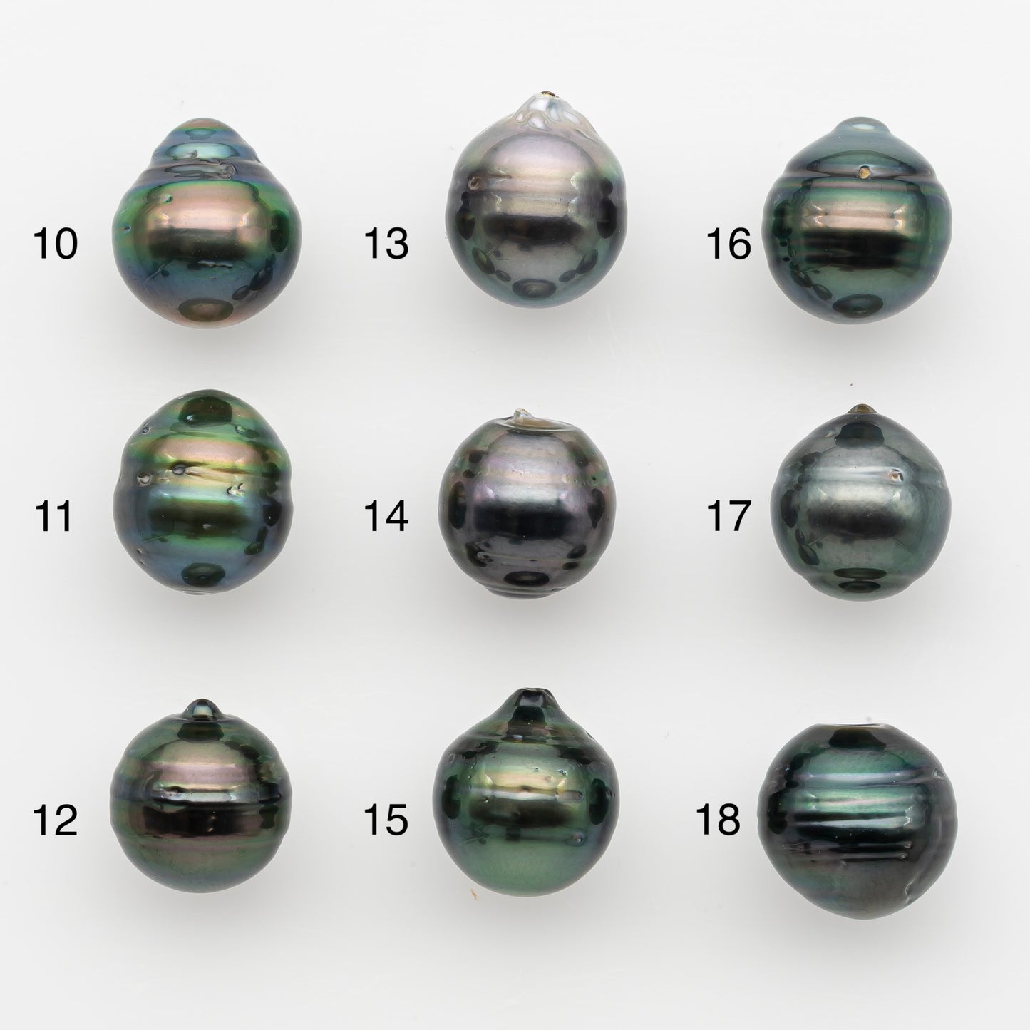 11-12mm Tahitian Pearl, Loose Undrilled with High Luster and for Jewelry Making, SKU # 2768TH