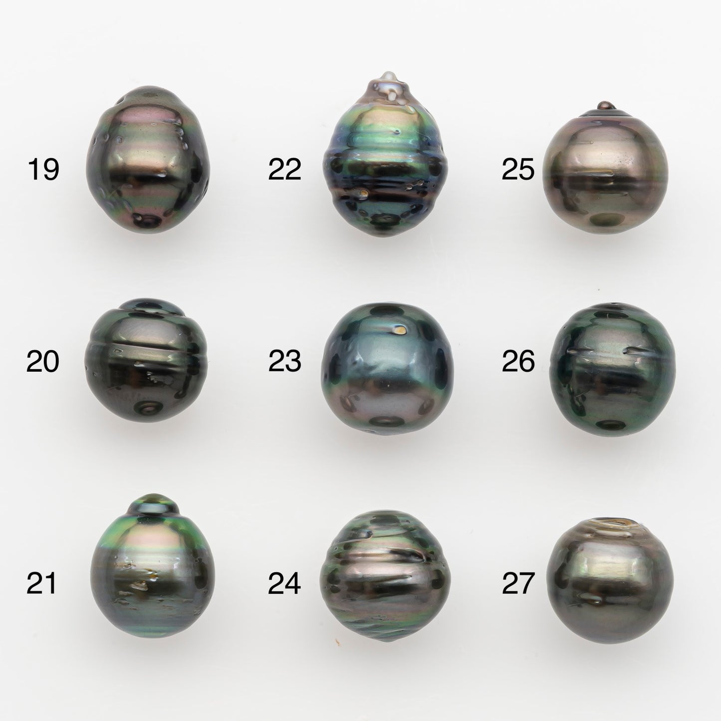 11-12mm Tahitian Pearl, Loose Undrilled with High Luster and for Jewelry Making, SKU # 2768TH