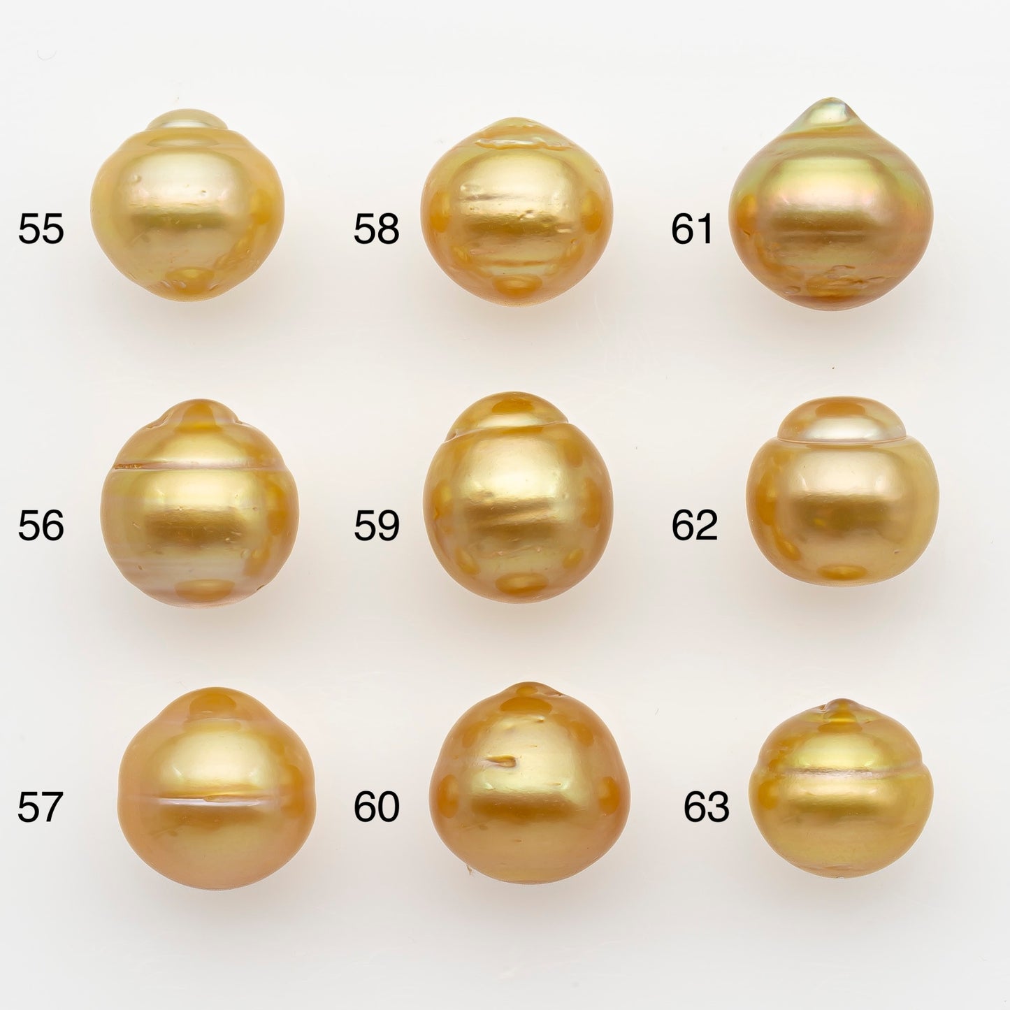 12-13mm South Sea Pearl in Natural Gold Color, Loose Drop Shape, Undrilled for Jewelry Making, SKU # 2769GS