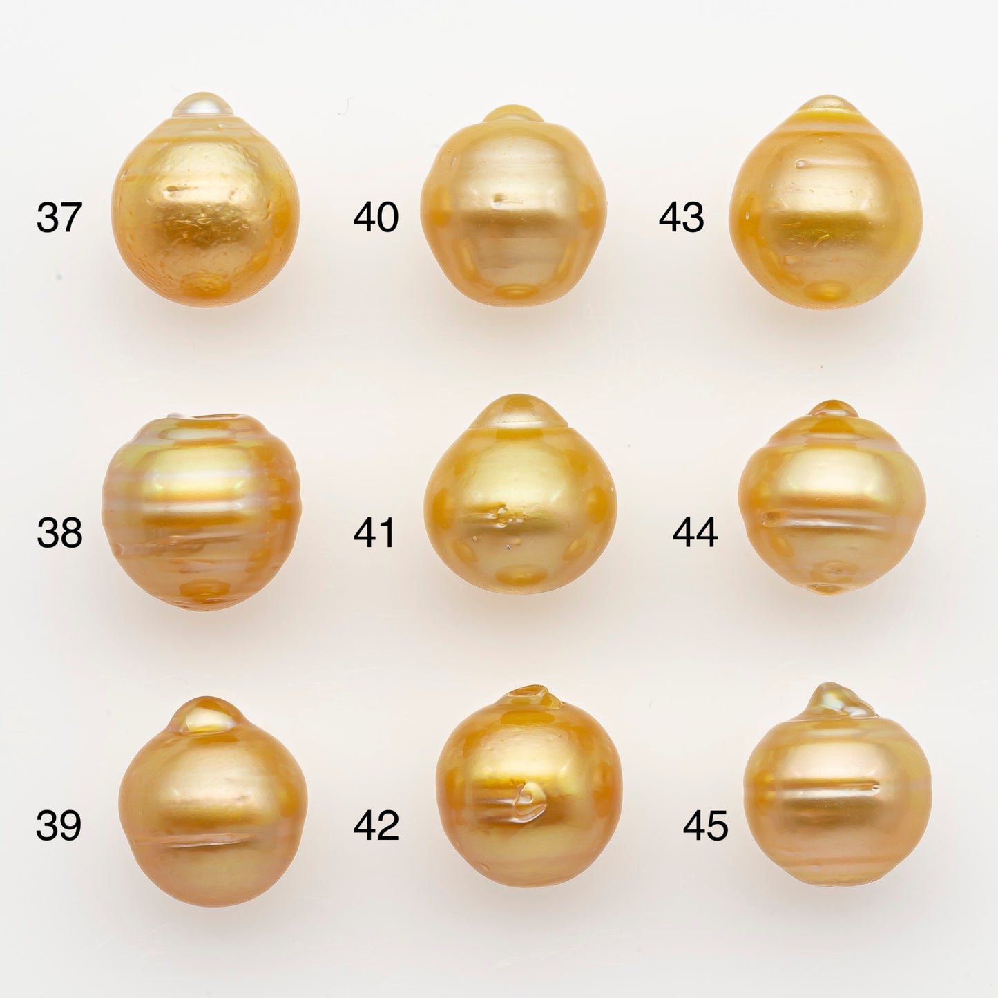 12-13mm South Sea Pearl in Natural Gold Color, Loose Drop Shape, Undrilled for Jewelry Making, SKU # 2772GS