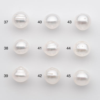 11-12mm White South Sea Pearl Drop Shape, Loose Undrilled Natural Color, SKU # 2777WS