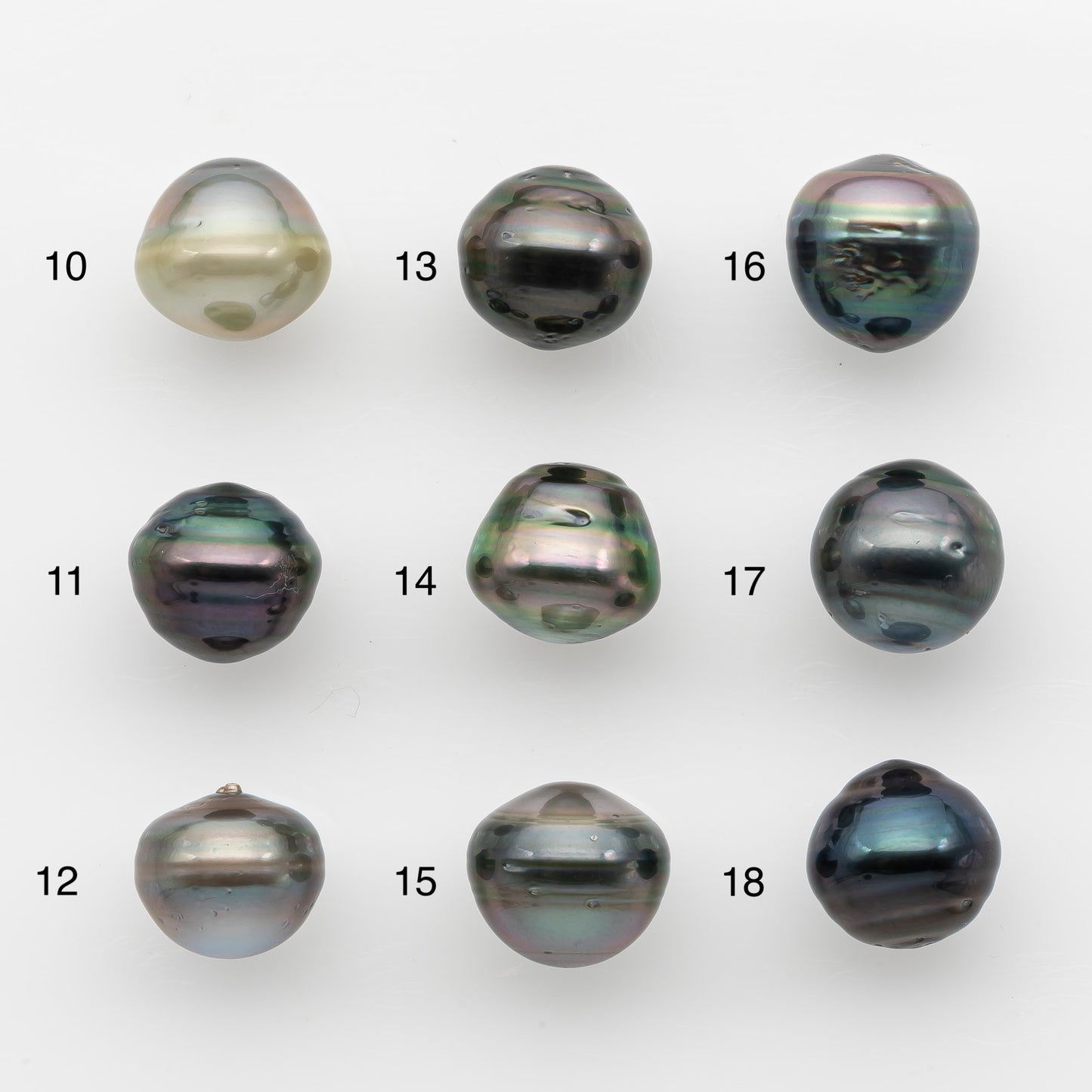 12-13mm Tahitian Pearl, Loose Undrilled with High Luster and for Jewelry Making, SKU # 2787TH