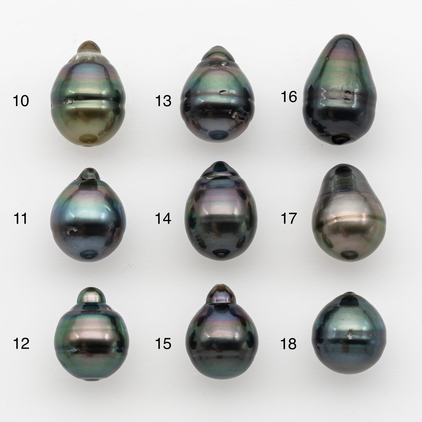 12-13mm Tahitian Pearl, Loose Undrilled with High Luster and for Jewelry Making, SKU # 2788TH