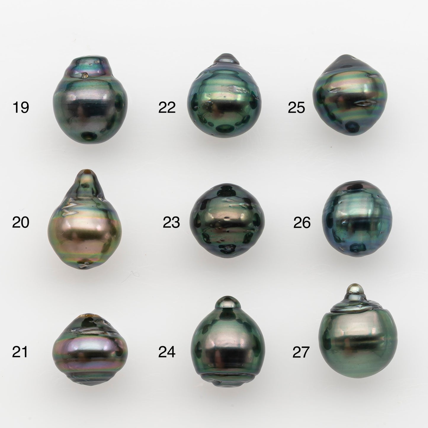 12-13mm Tahitian Pearl, Loose Undrilled with High Luster and for Jewelry Making, SKU # 2788TH