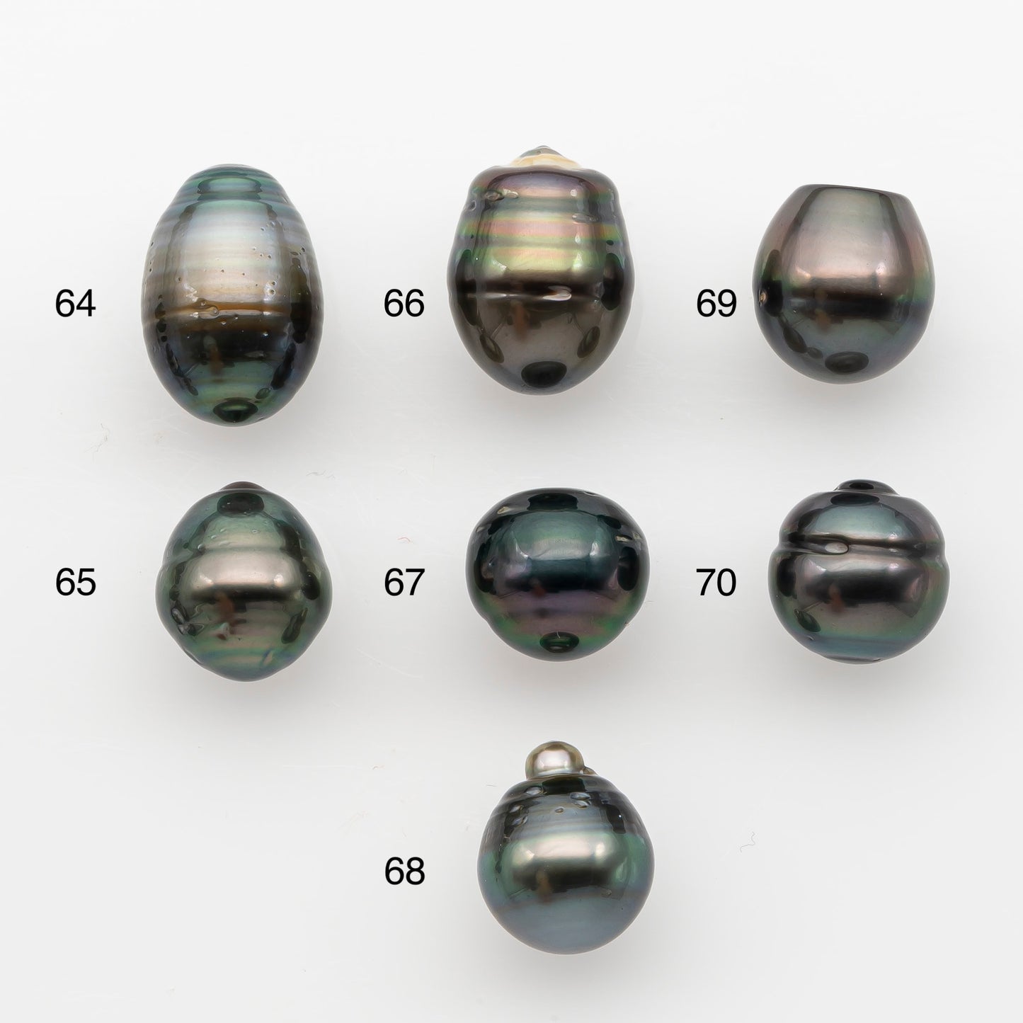 12-13mm Tahitian Pearl, Loose Undrilled with High Luster and for Jewelry Making, SKU # 2788TH