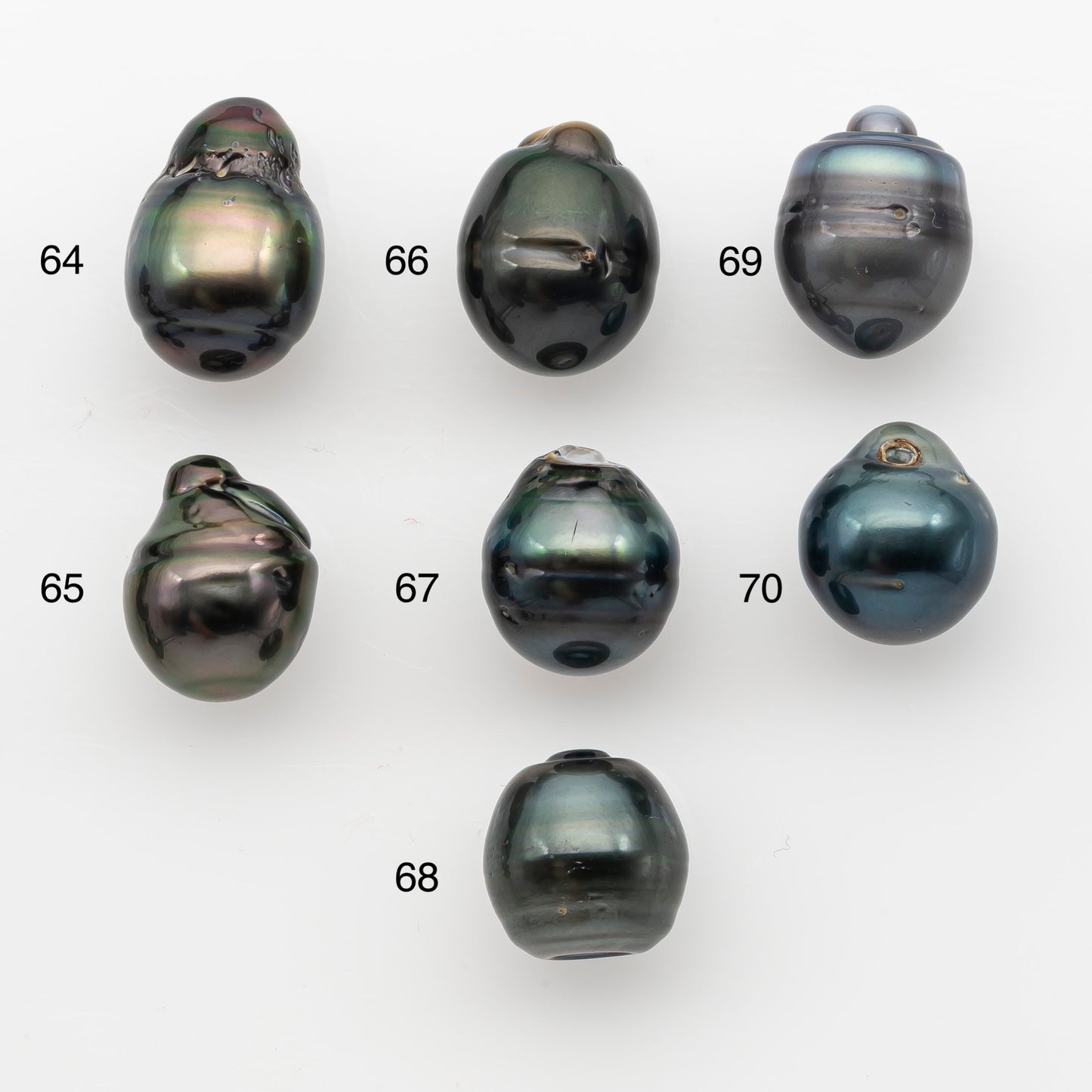 12-13mm Tahitian Pearl, Loose Undrilled with High Luster and for Jewelry Making, SKU # 2789TH