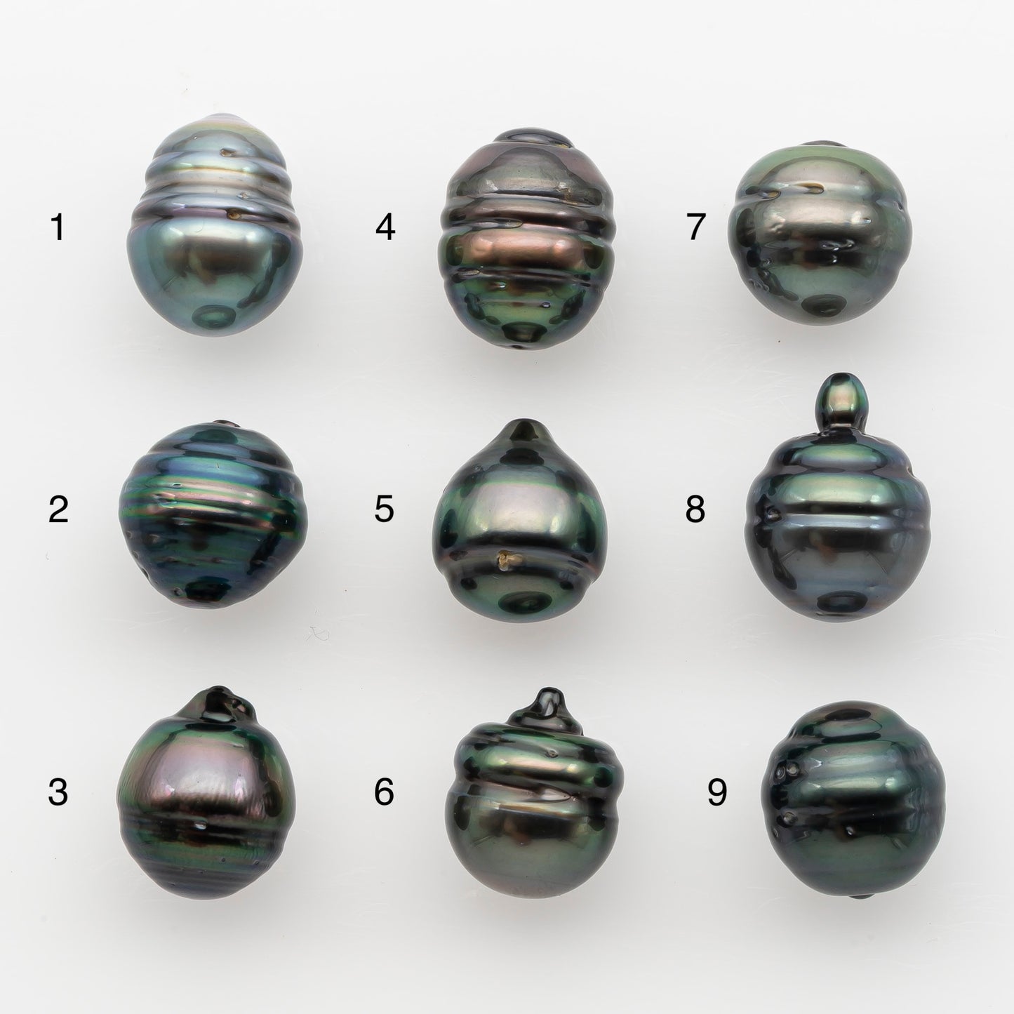 12-13mm Tahitian Pearl, Loose Undrilled with High Luster and for Jewelry Making, SKU # 2790TH
