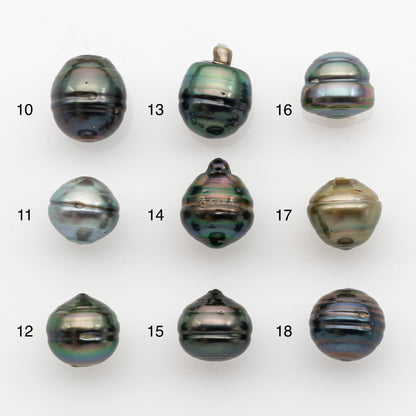 12-13mm Tahitian Pearl, Loose Undrilled with High Luster and for Jewelry Making, SKU # 2790TH