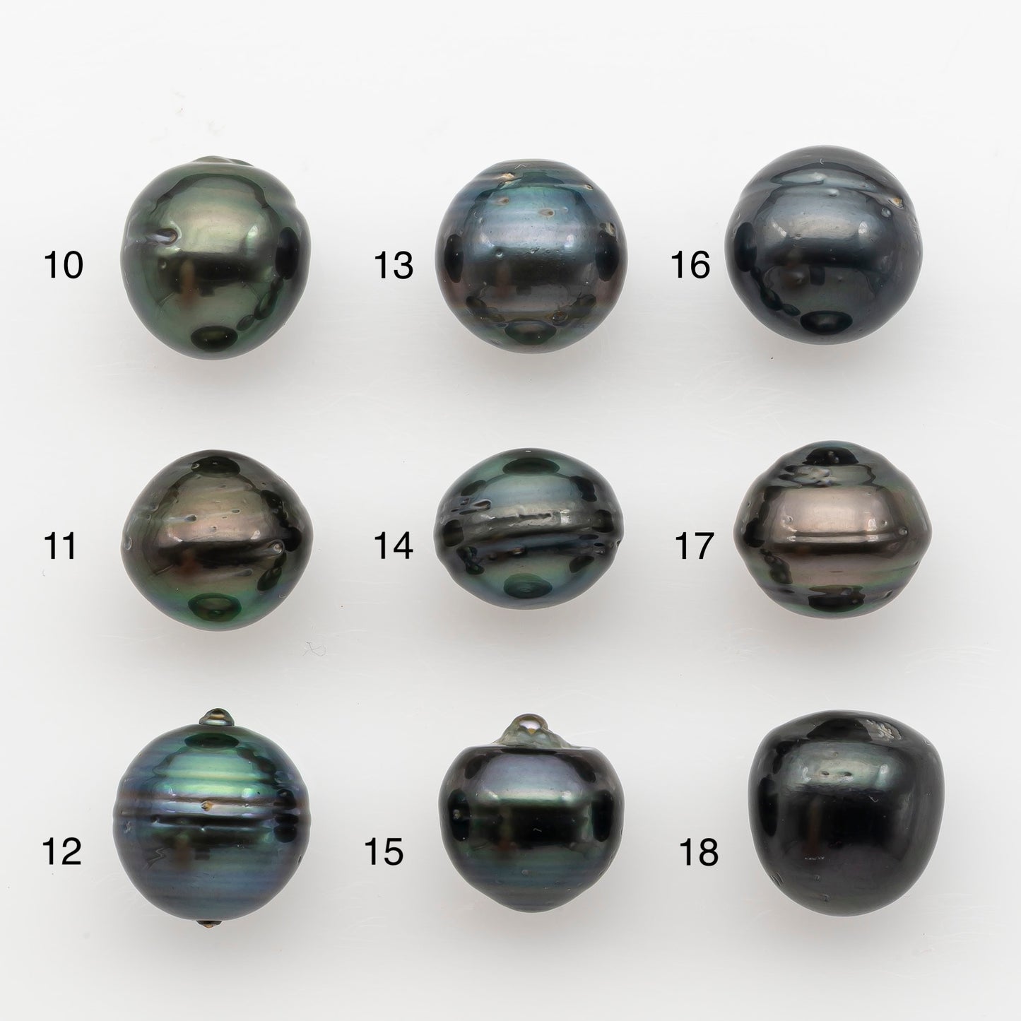 13-14mm Tahitian Pearl, Loose Undrilled with High Luster and for Jewelry Making, SKU # 2791TH