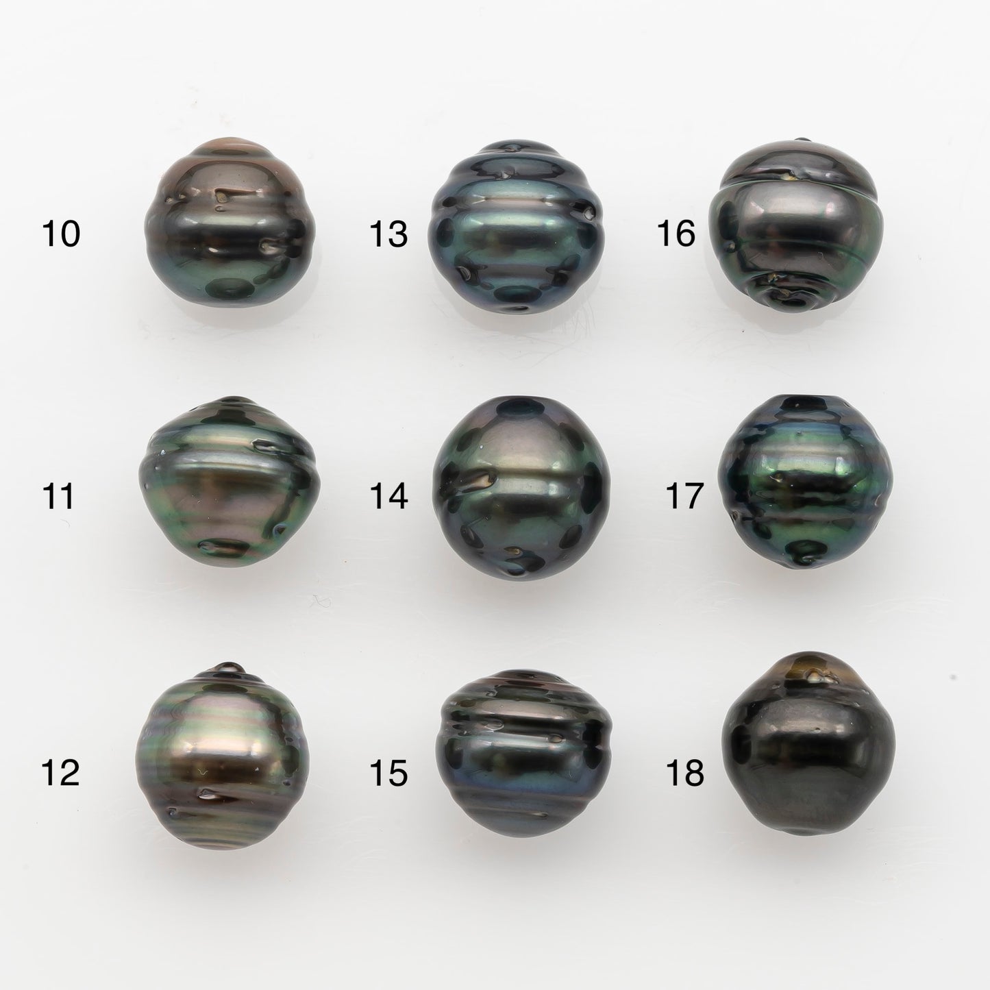 13-14mm Tahitian Pearl, Loose Undrilled with High Luster and for Jewelry Making, SKU # 2792TH