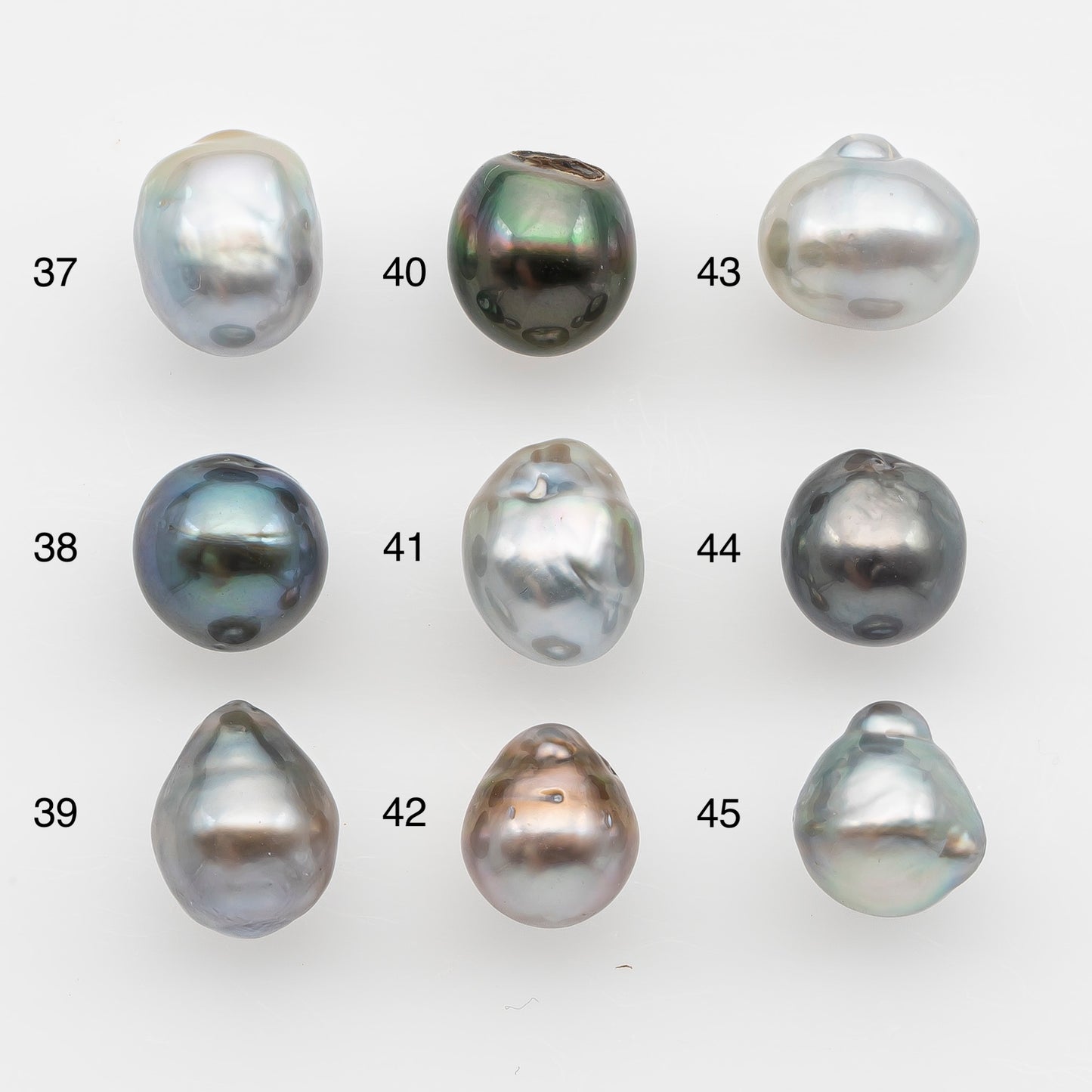 9-10mm Tahitian Pearl, Loose Undrilled with High Luster and for Jewelry Making, SKU # 2793TH