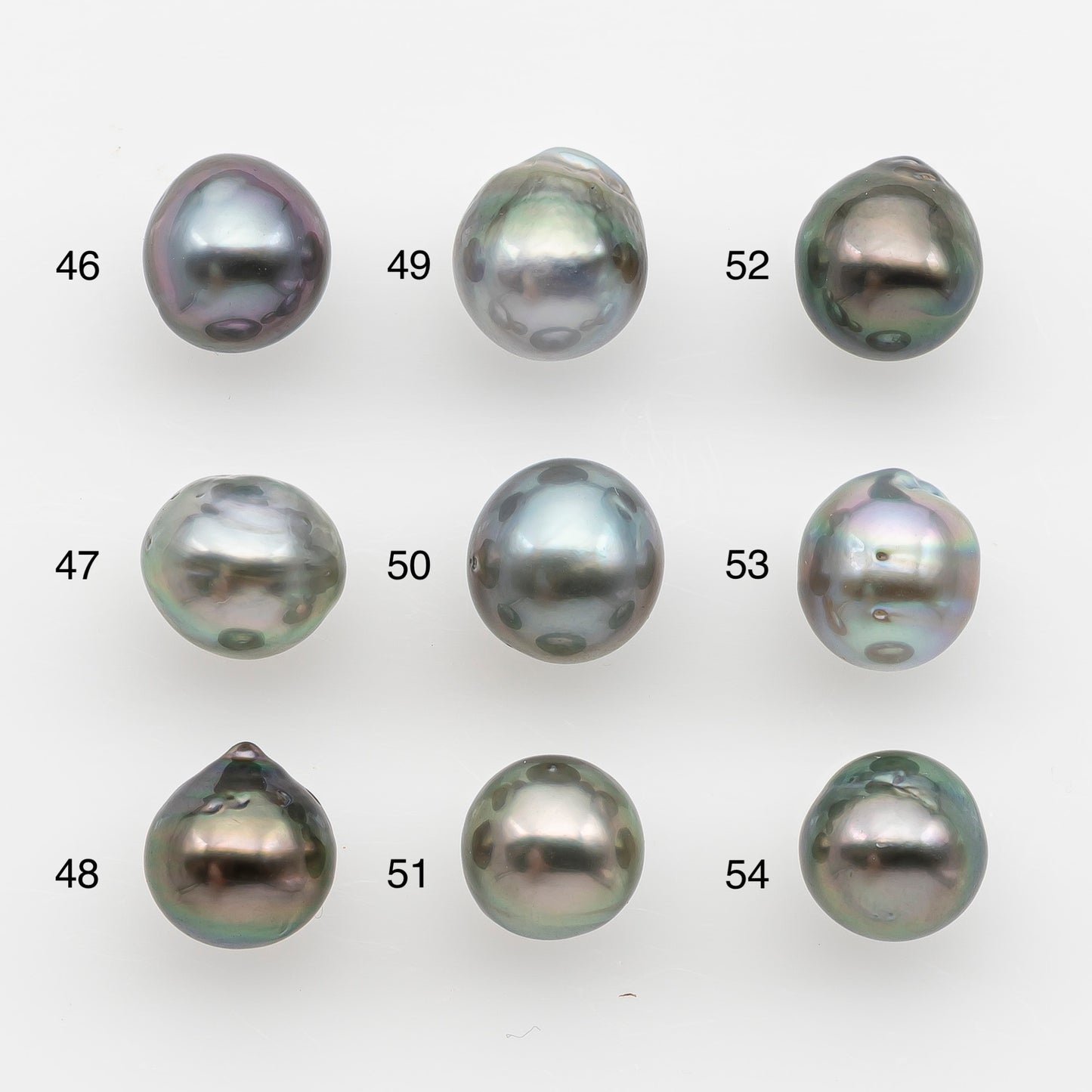 9-10mm Tahitian Pearl, Loose Undrilled with High Luster and for Jewelry Making, SKU # 2793TH