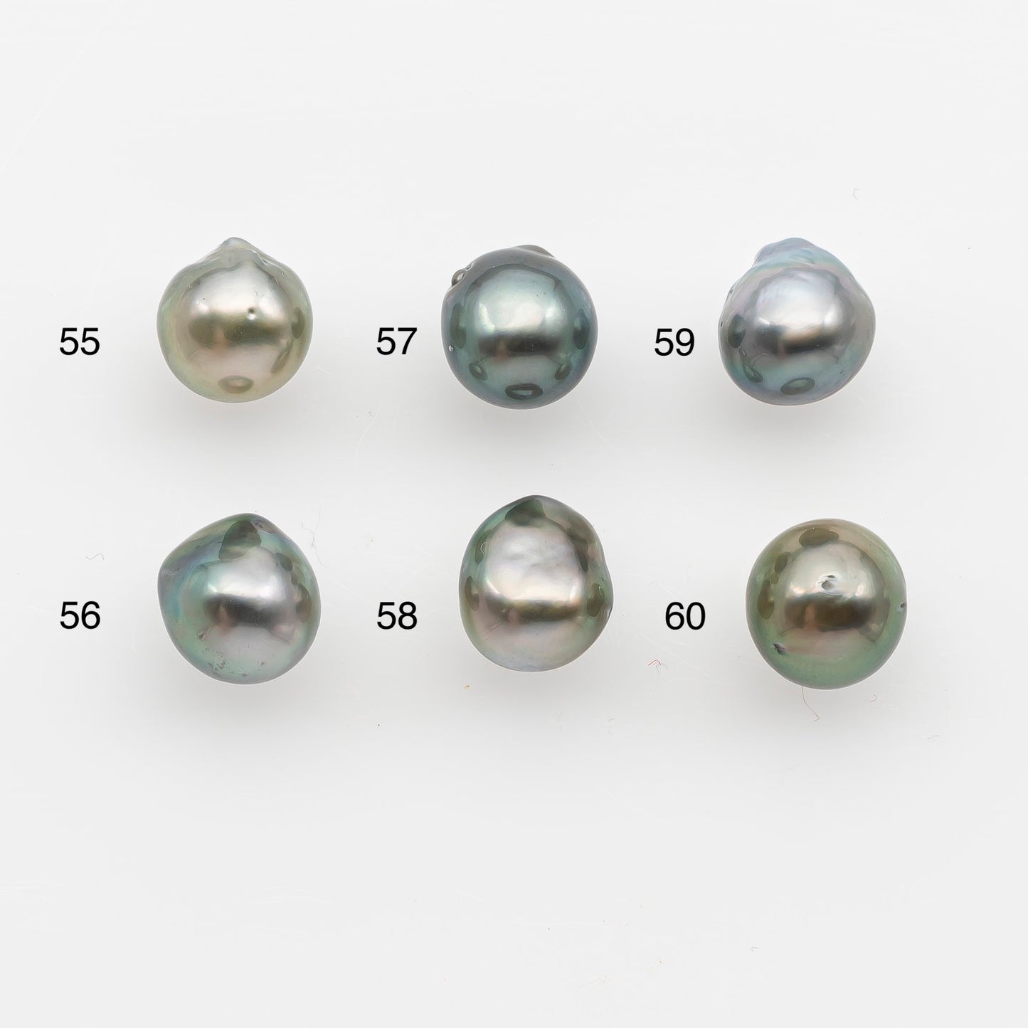 9-10mm Tahitian Pearl, Loose Undrilled with High Luster and for Jewelry Making, SKU # 2793TH