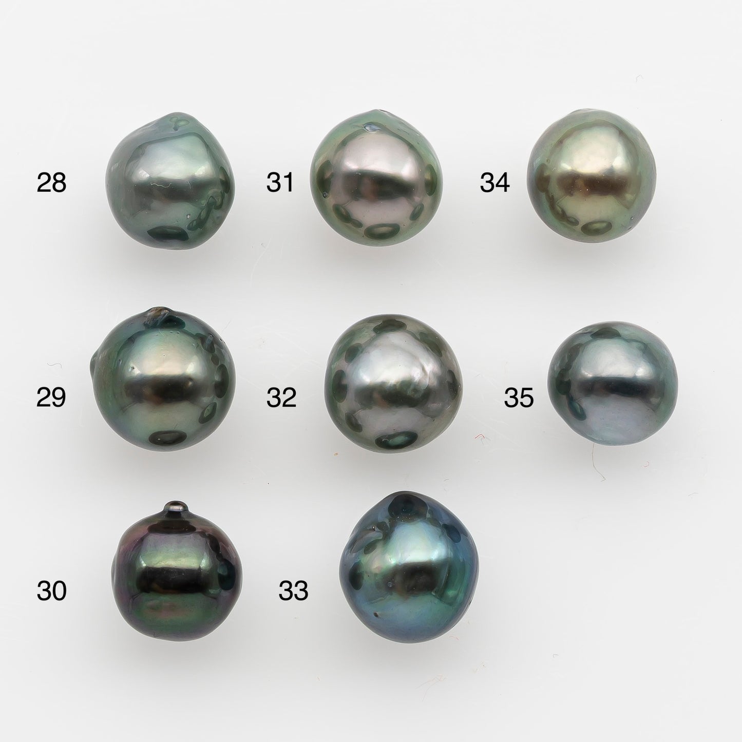 10-11mm Tahitian Pearl, Loose Undrilled with High Luster and for Jewelry Making, SKU # 2794TH