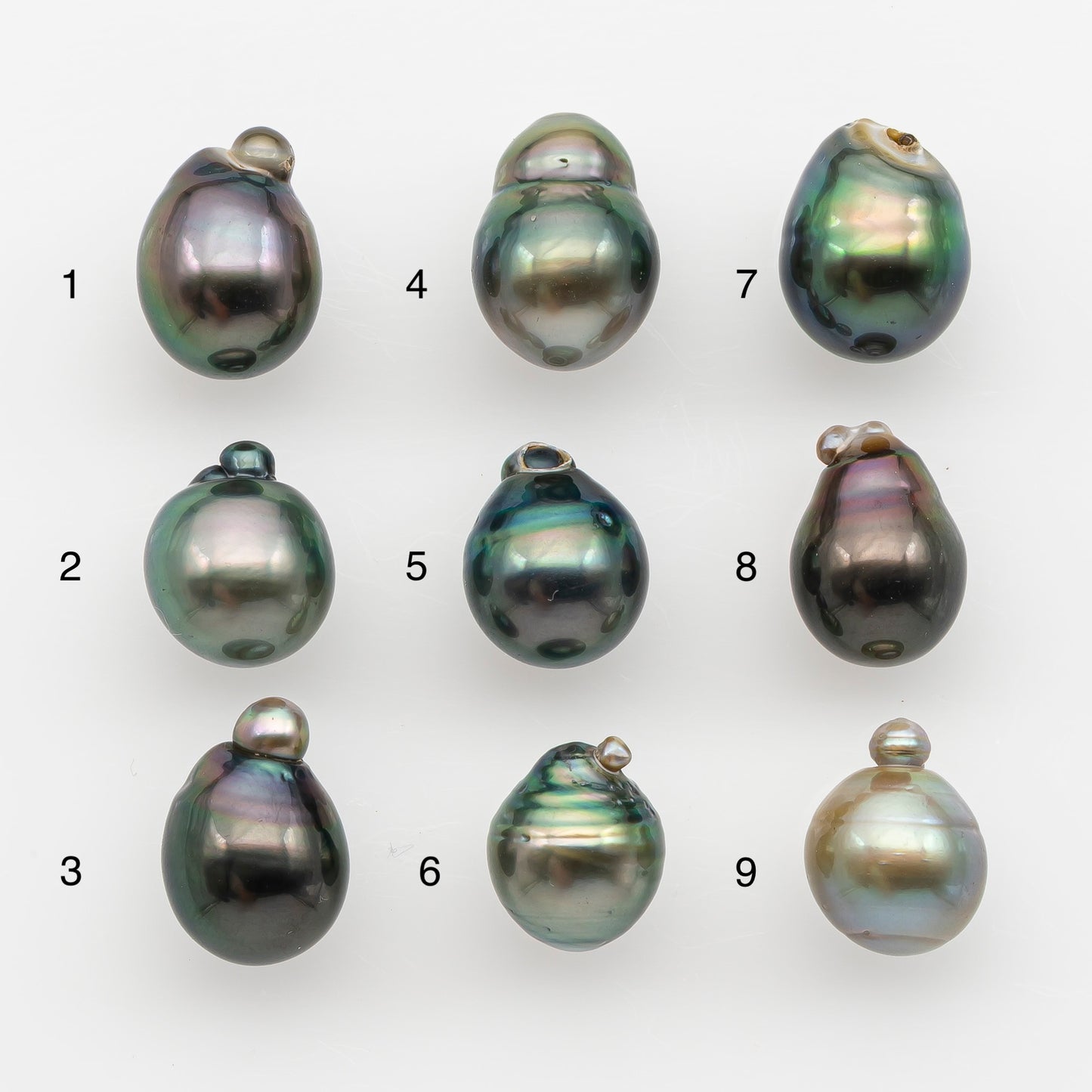 10-11mm Tahitian Pearl, Loose Undrilled with High Luster and for Jewelry Making, SKU # 2796TH
