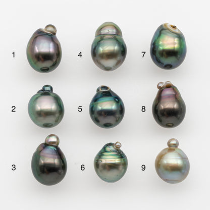 10-11mm Tahitian Pearl, Loose Undrilled with High Luster and for Jewelry Making, SKU # 2796TH