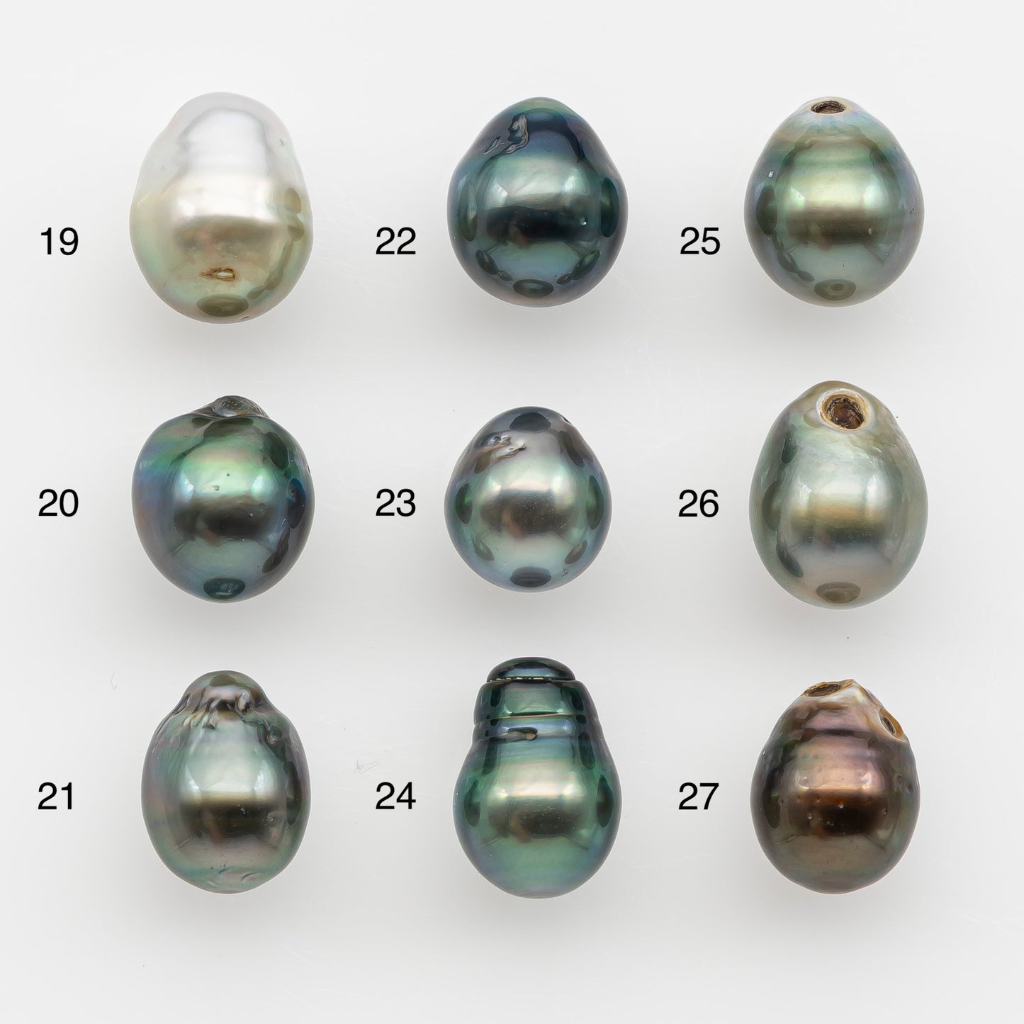 10-11mm Tahitian Pearl, Loose Undrilled with High Luster and for Jewelry Making, SKU # 2796TH