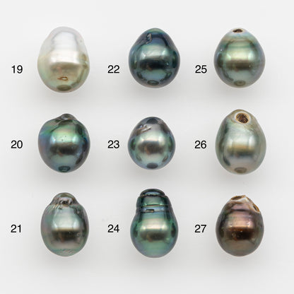10-11mm Tahitian Pearl, Loose Undrilled with High Luster and for Jewelry Making, SKU # 2796TH