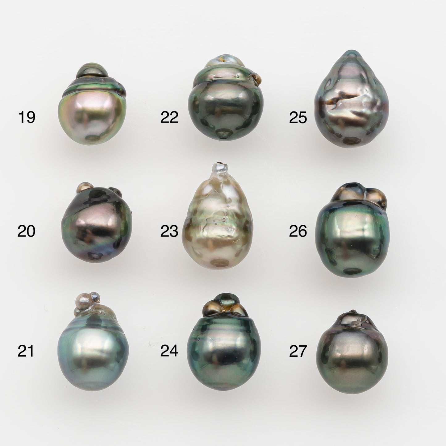 10-11mm Tahitian Pearl, Loose Undrilled with High Luster and for Jewelry Making, SKU # 2797TH