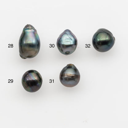 10-11mm Tahitian Pearl, Loose Undrilled with High Luster and for Jewelry Making, SKU # 2797TH