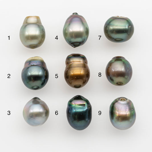 11-12mm Tahitian Pearl, Loose Undrilled with High Luster and for Jewelry Making, SKU # 2798TH