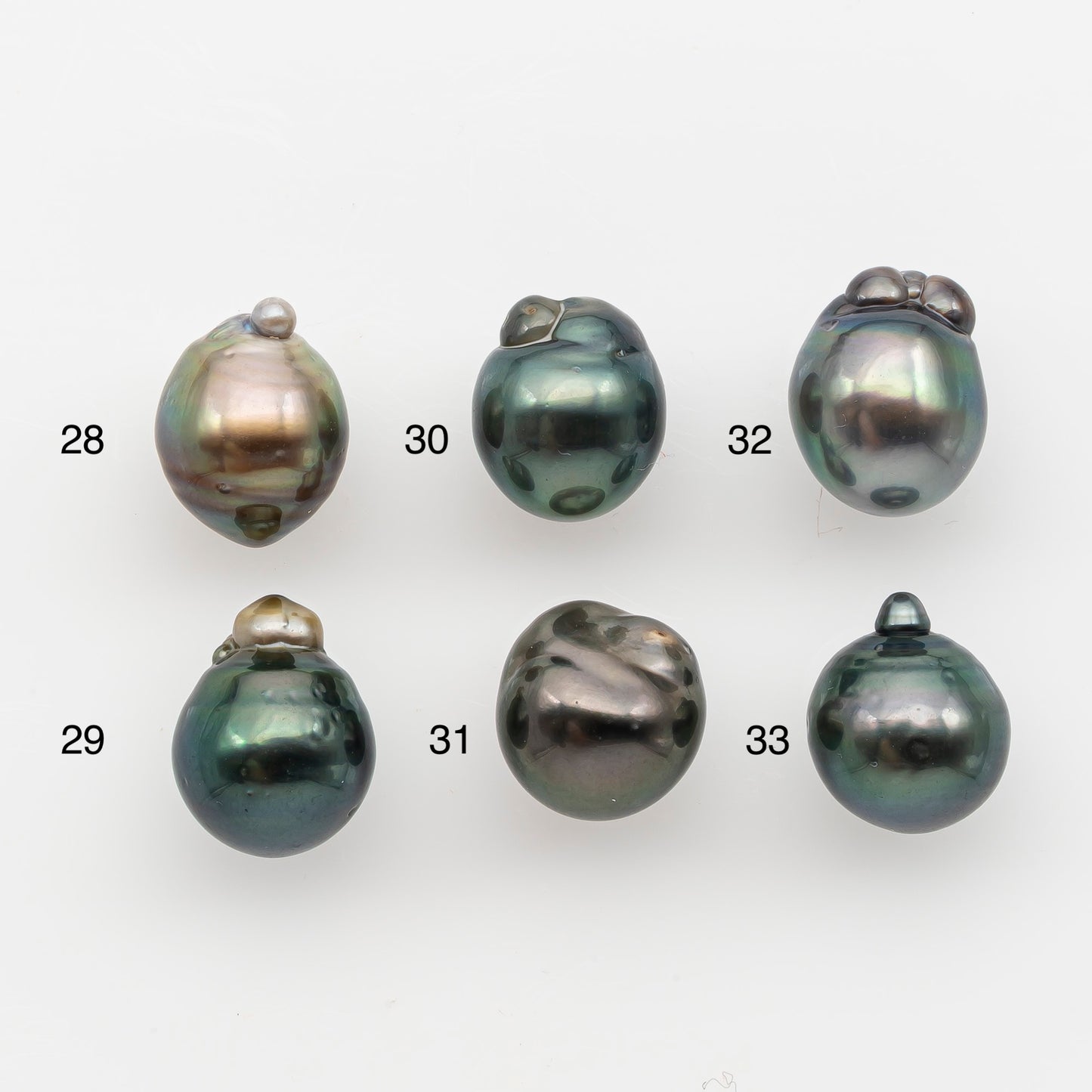 11-12mm Tahitian Pearl, Loose Undrilled with High Luster and for Jewelry Making, SKU # 2798TH