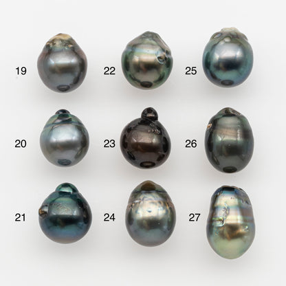 11-12mm Tahitian Pearl, Loose Undrilled with High Luster and for Jewelry Making, SKU # 2799TH