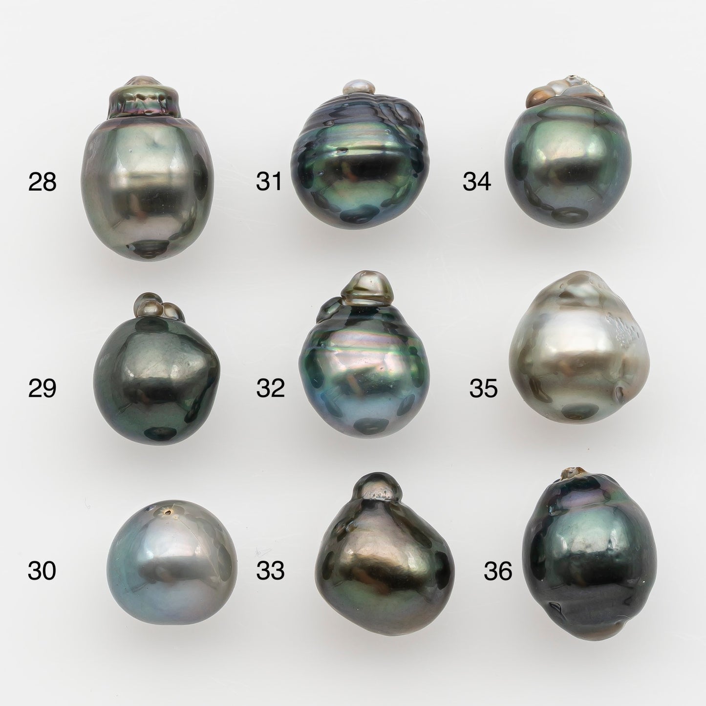 11-12mm Tahitian Pearl, Loose Undrilled with High Luster and for Jewelry Making, SKU # 2799TH
