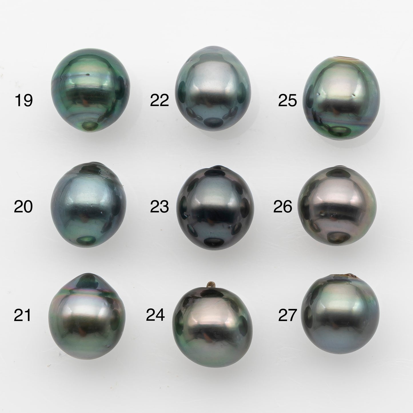 10-11mm Tahitian Pearl, Loose Undrilled with High Luster and for Jewelry Making, SKU # 2824TH