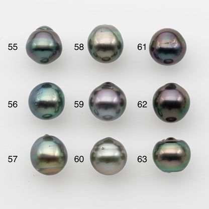 10-11mm Tahitian Pearl, Loose Undrilled with High Luster and for Jewelry Making, SKU # 2824TH