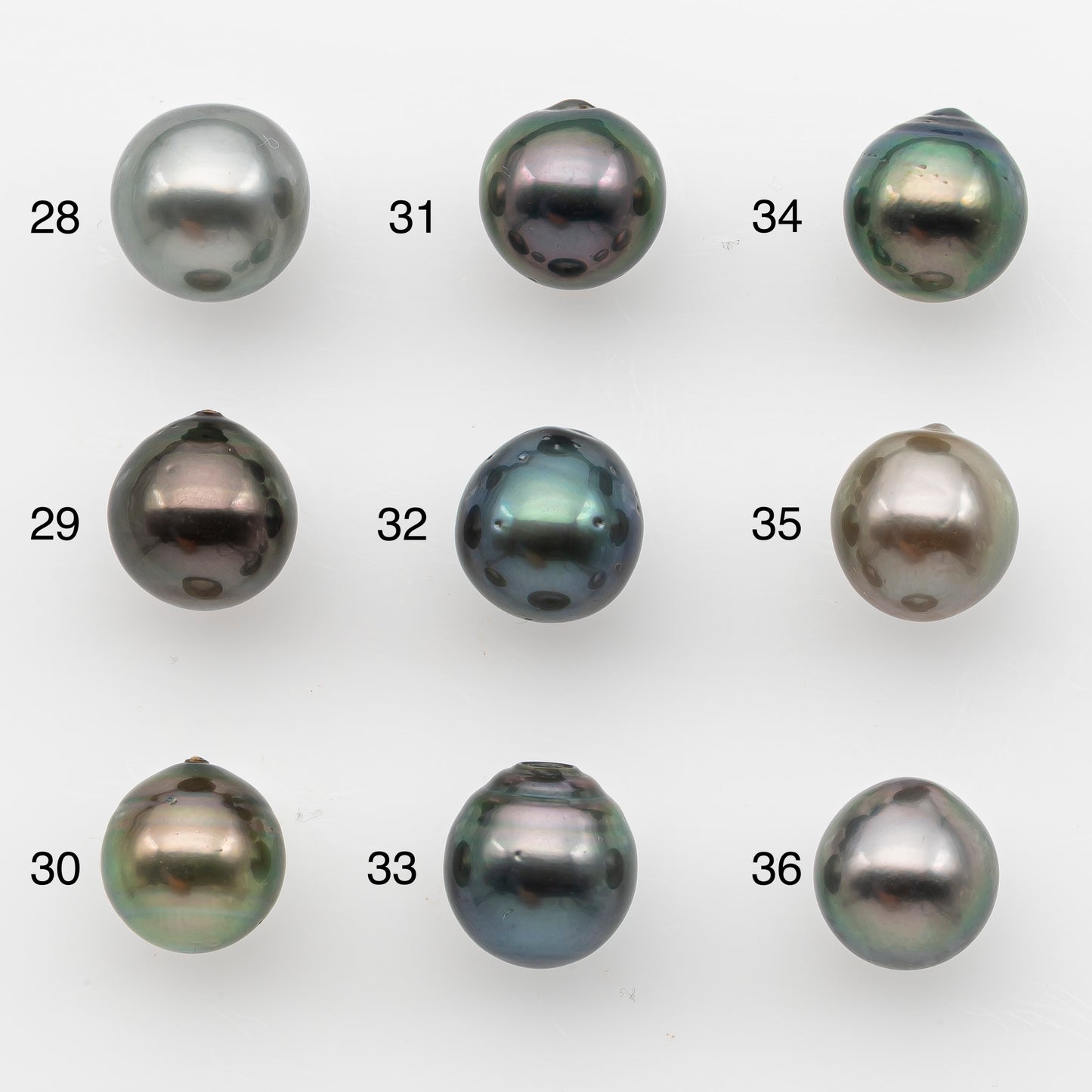 10-11mm Tahitian Pearl, Loose Undrilled with High Luster and for Jewelry Making, SKU # 2825TH