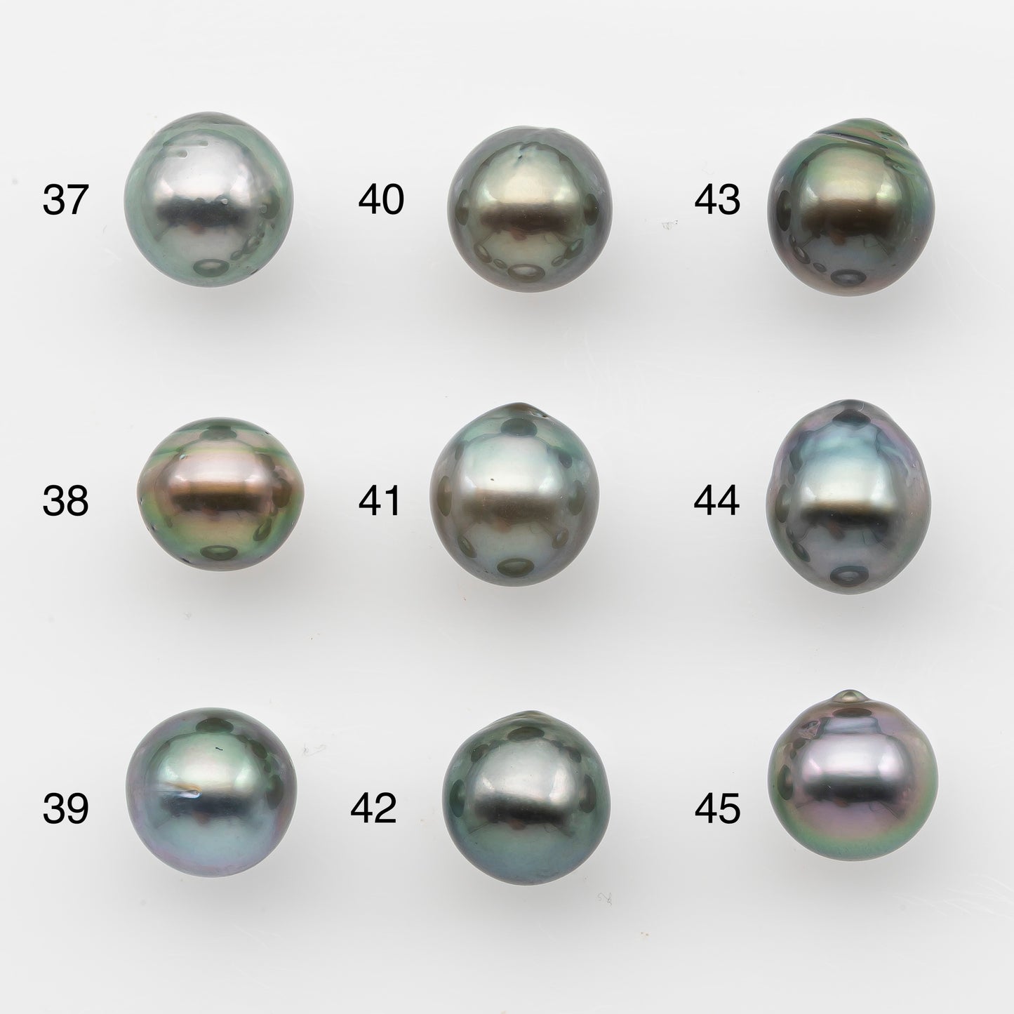 10-11mm Tahitian Pearl, Loose Undrilled with High Luster and for Jewelry Making, SKU # 2825TH
