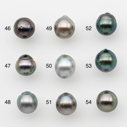 10-11mm Tahitian Pearl, Loose Undrilled with High Luster and for Jewelry Making, SKU # 2825TH