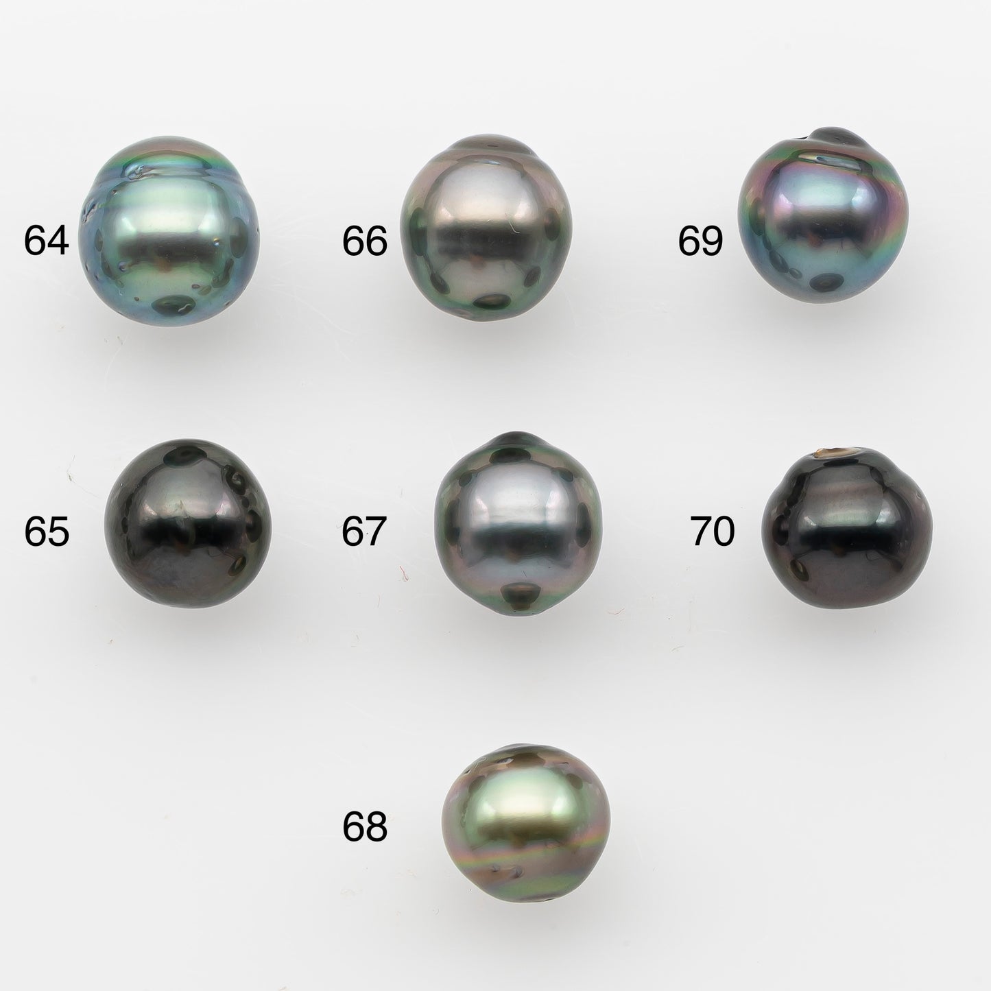 10-11mm Tahitian Pearl, Loose Undrilled with High Luster and for Jewelry Making, SKU # 2825TH