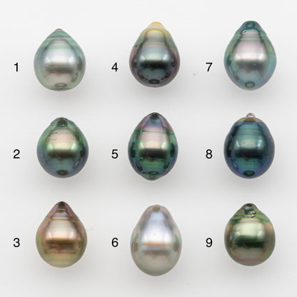 10-11mm Tahitian Pearl, Loose Undrilled with High Luster and for Jewelry Making, SKU # 2826TH