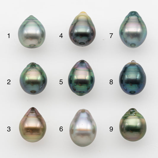 10-11mm Tahitian Pearl, Loose Undrilled with High Luster and for Jewelry Making, SKU # 2826TH