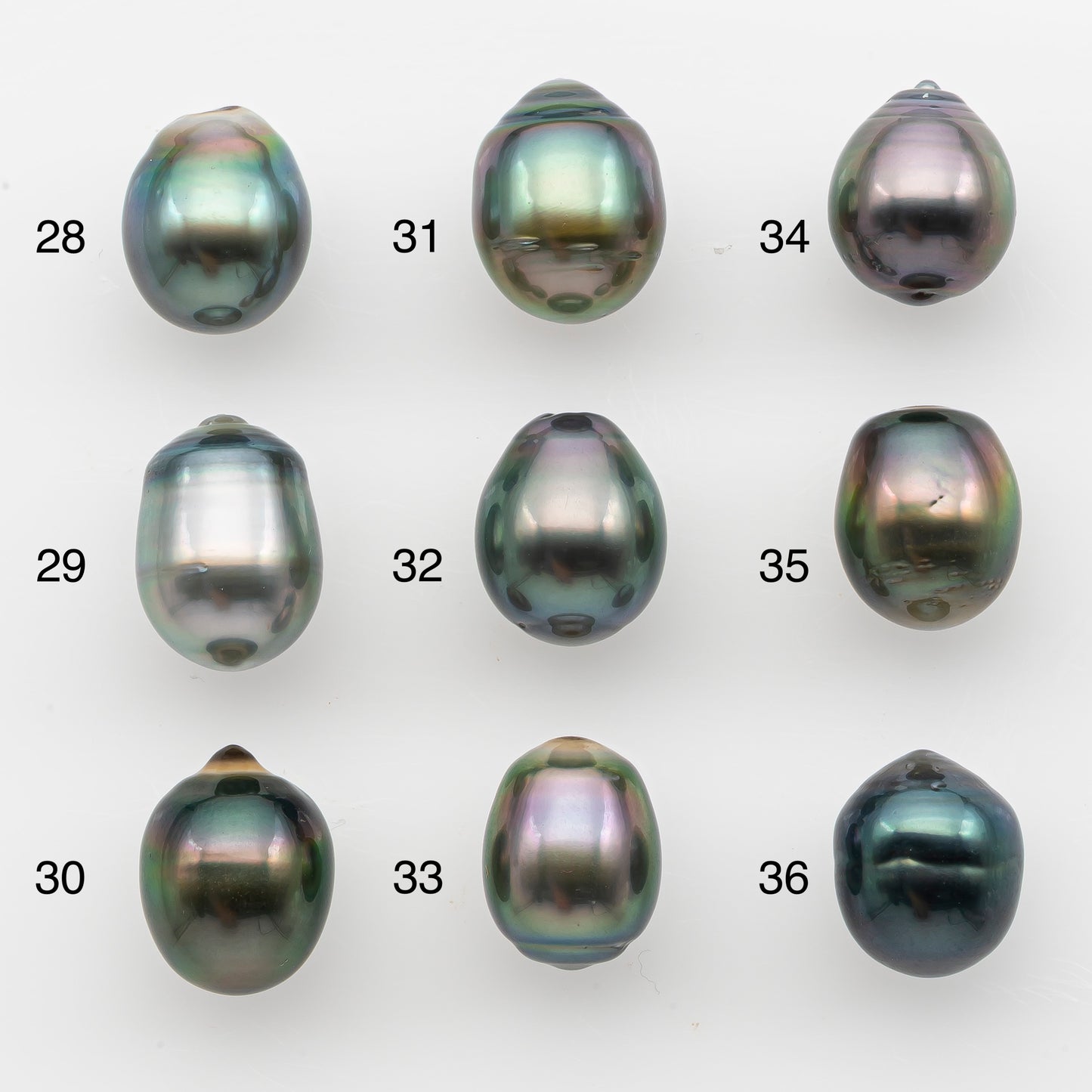 10-11mm Tahitian Pearl, Loose Undrilled with High Luster and for Jewelry Making, SKU # 2826TH