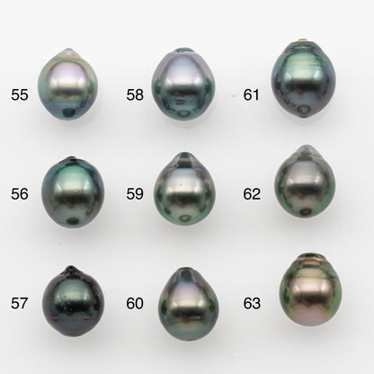10-11mm Tahitian Pearl, Loose Undrilled with High Luster and for Jewelry Making, SKU # 2826TH