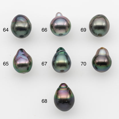 10-11mm Tahitian Pearl, Loose Undrilled with High Luster and for Jewelry Making, SKU # 2826TH