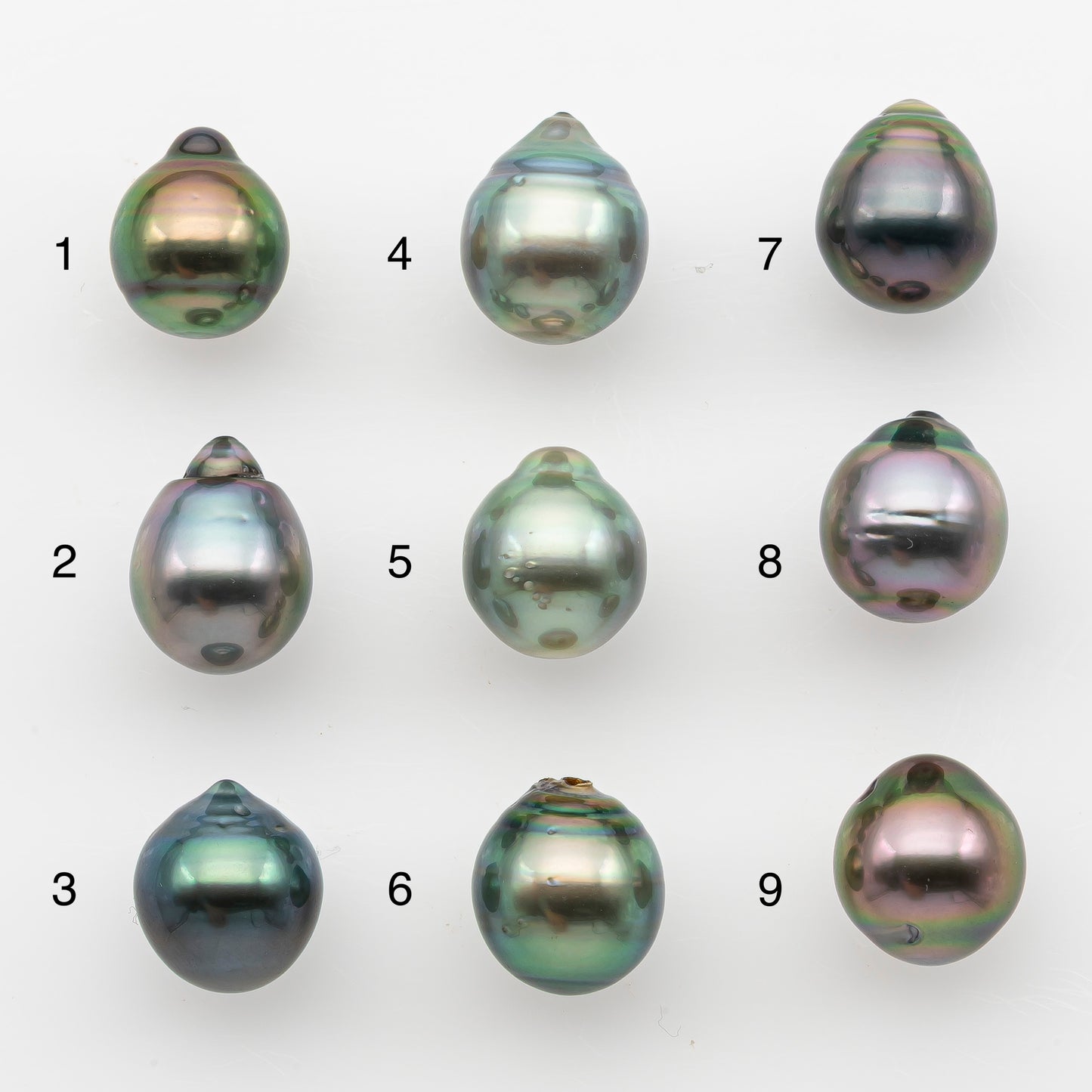 10-11mm Tahitian Pearl, Loose Undrilled with High Luster and for Jewelry Making, SKU # 2827TH