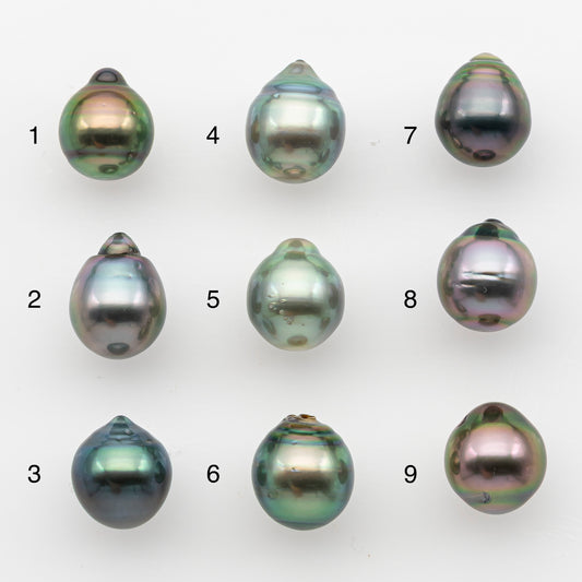 10-11mm Tahitian Pearl, Loose Undrilled with High Luster and for Jewelry Making, SKU # 2827TH