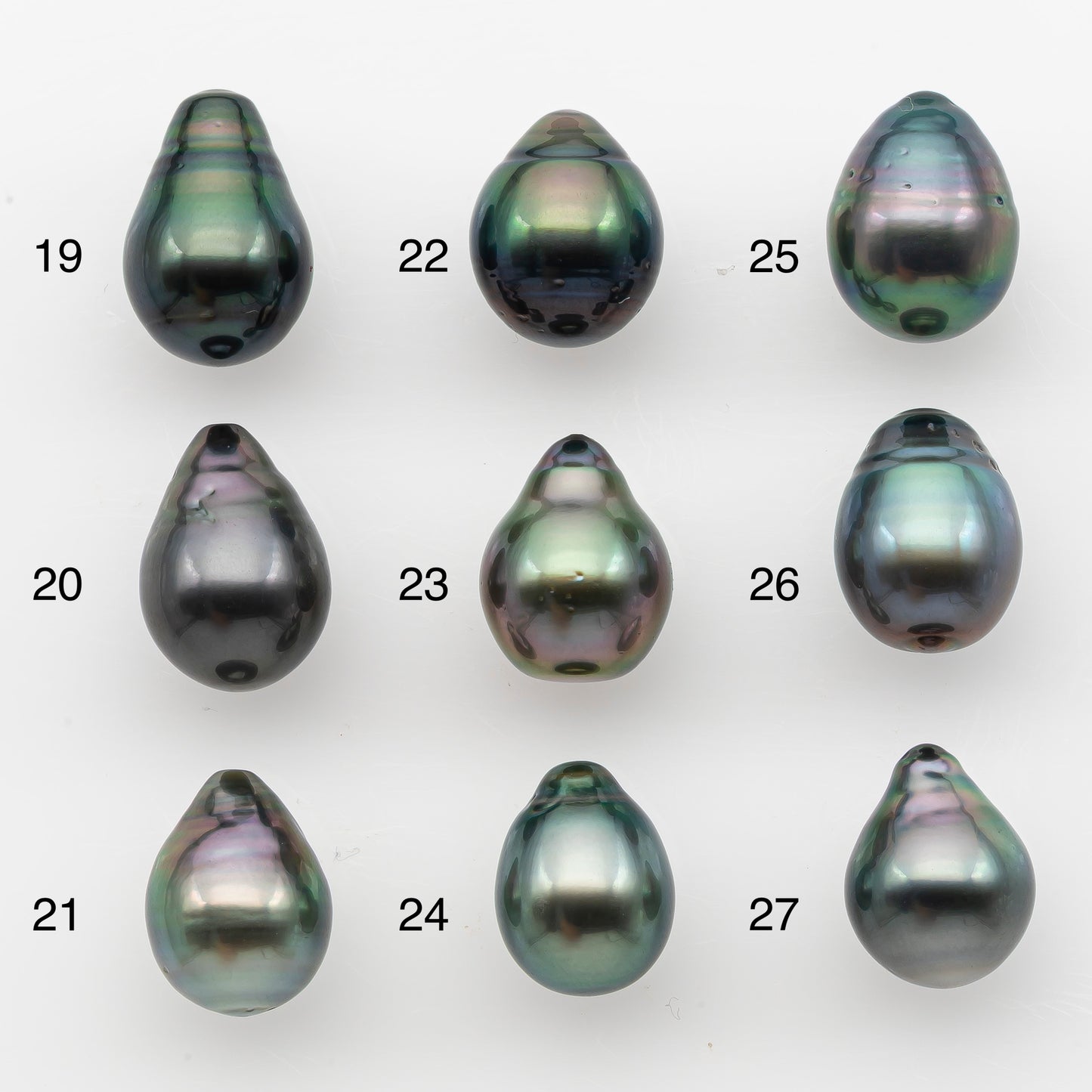 10-11mm Tahitian Pearl, Loose Undrilled with High Luster and for Jewelry Making, SKU # 2827TH