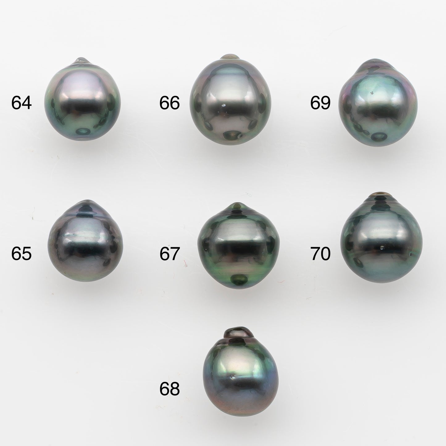 10-11mm Tahitian Pearl, Loose Undrilled with High Luster and for Jewelry Making, SKU # 2827TH