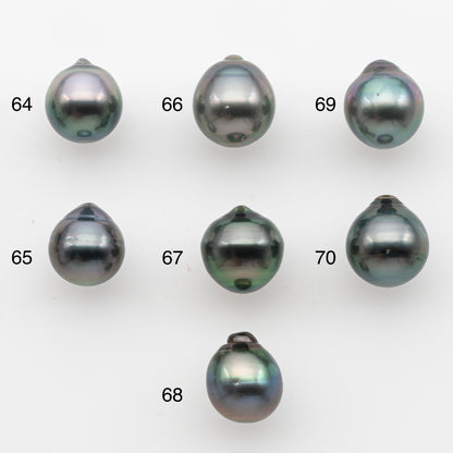 10-11mm Tahitian Pearl, Loose Undrilled with High Luster and for Jewelry Making, SKU # 2827TH