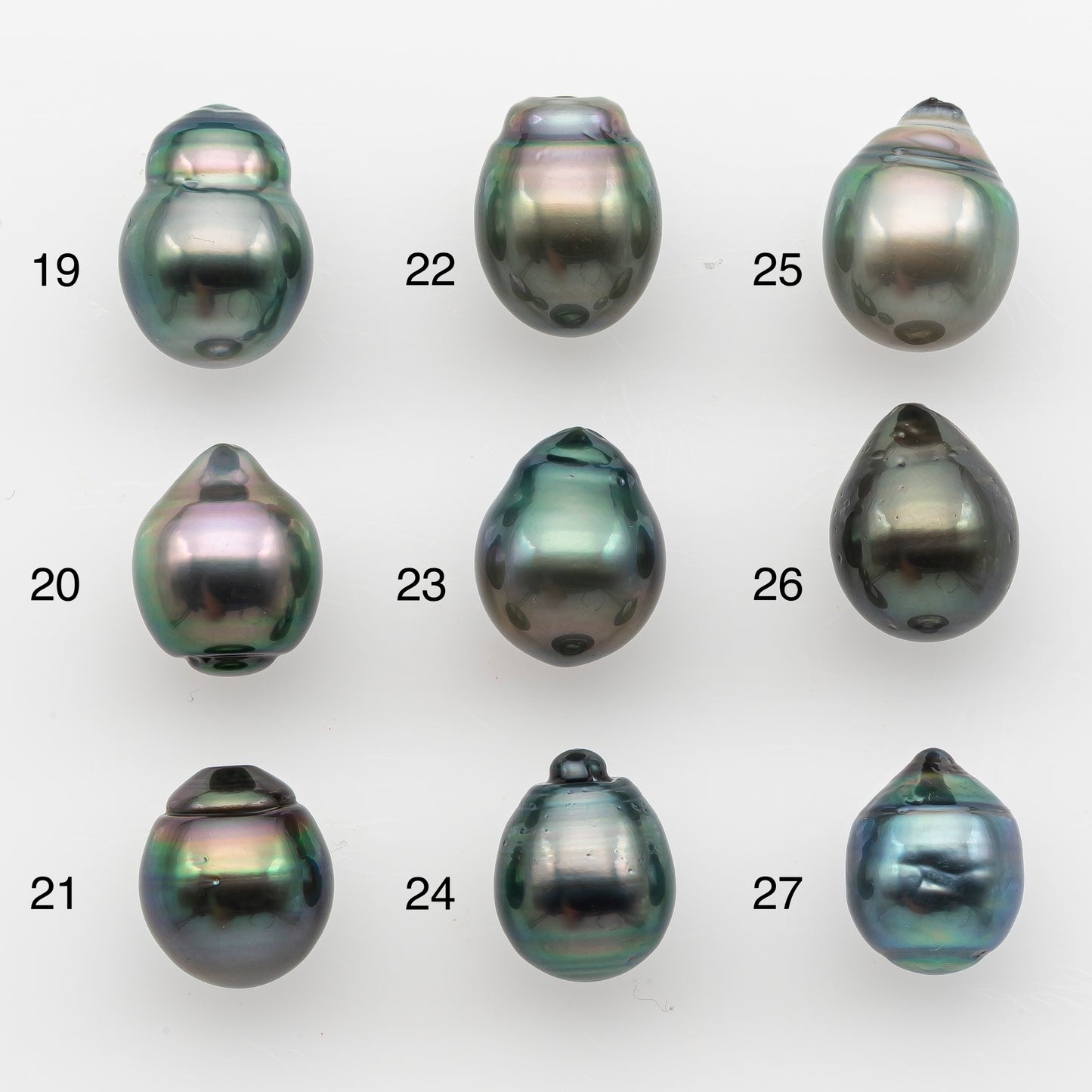 10-11mm Tahitian Pearl, Loose Undrilled with High Luster and for Jewelry Making, SKU # 2828TH