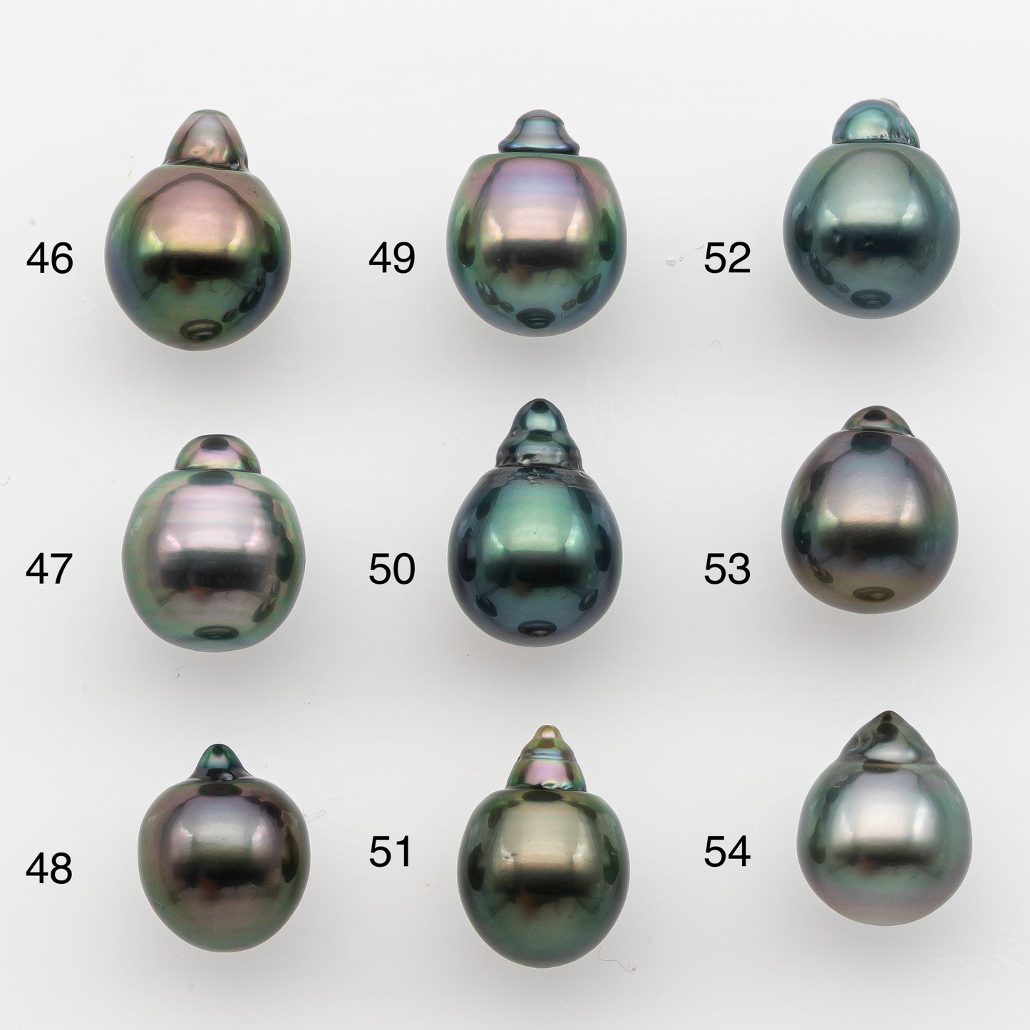 10-11mm Tahitian Pearl, Loose Undrilled with High Luster and for Jewelry Making, SKU # 2828TH