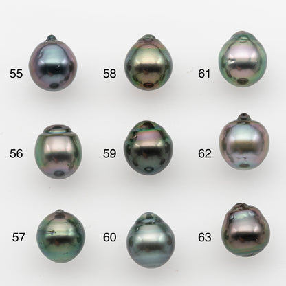 10-11mm Tahitian Pearl, Loose Undrilled with High Luster and for Jewelry Making, SKU # 2828TH