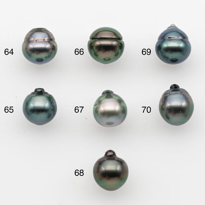 10-11mm Tahitian Pearl, Loose Undrilled with High Luster and for Jewelry Making, SKU # 2828TH
